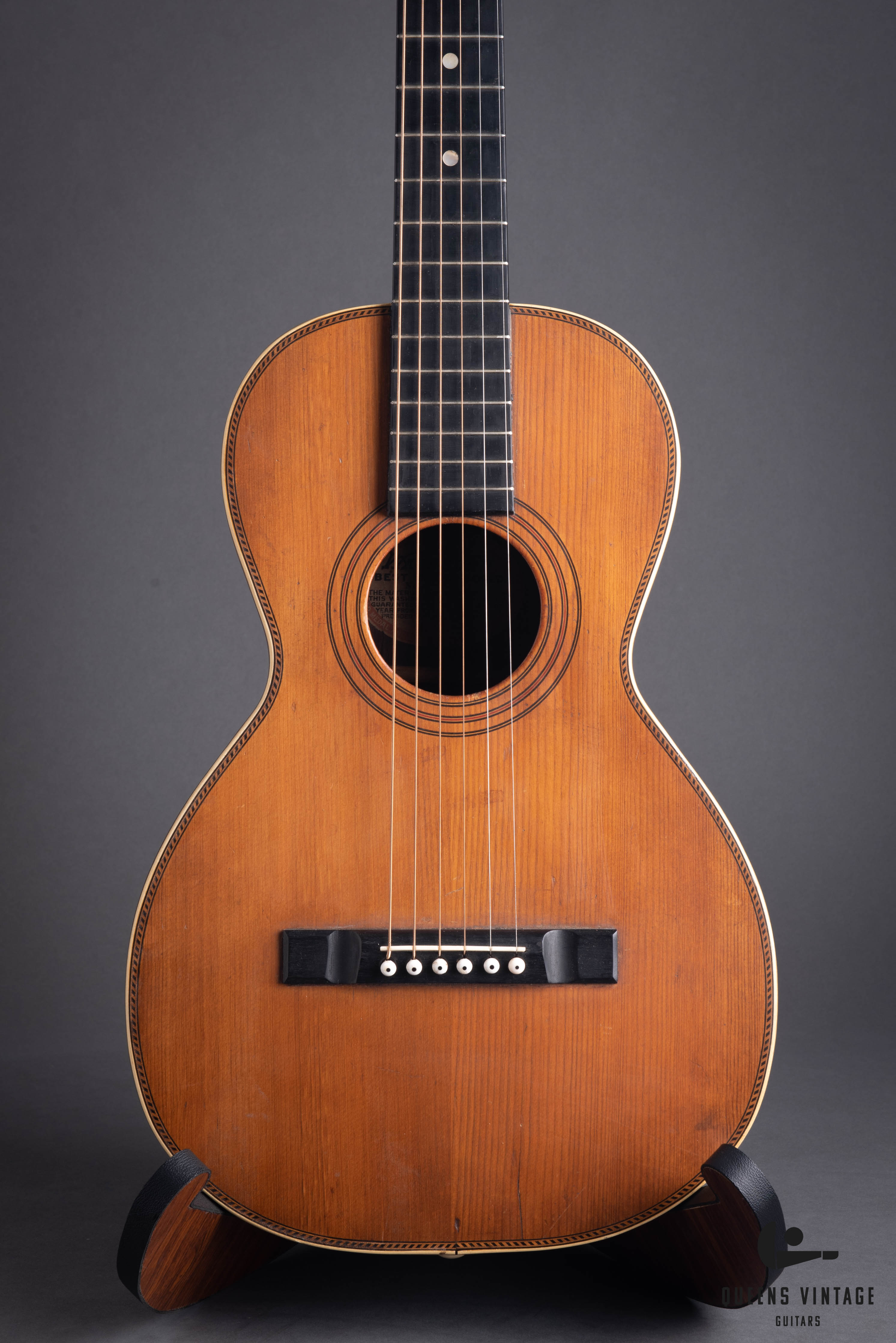 c. 1915 Washburn Parlor Acoustic Guitar