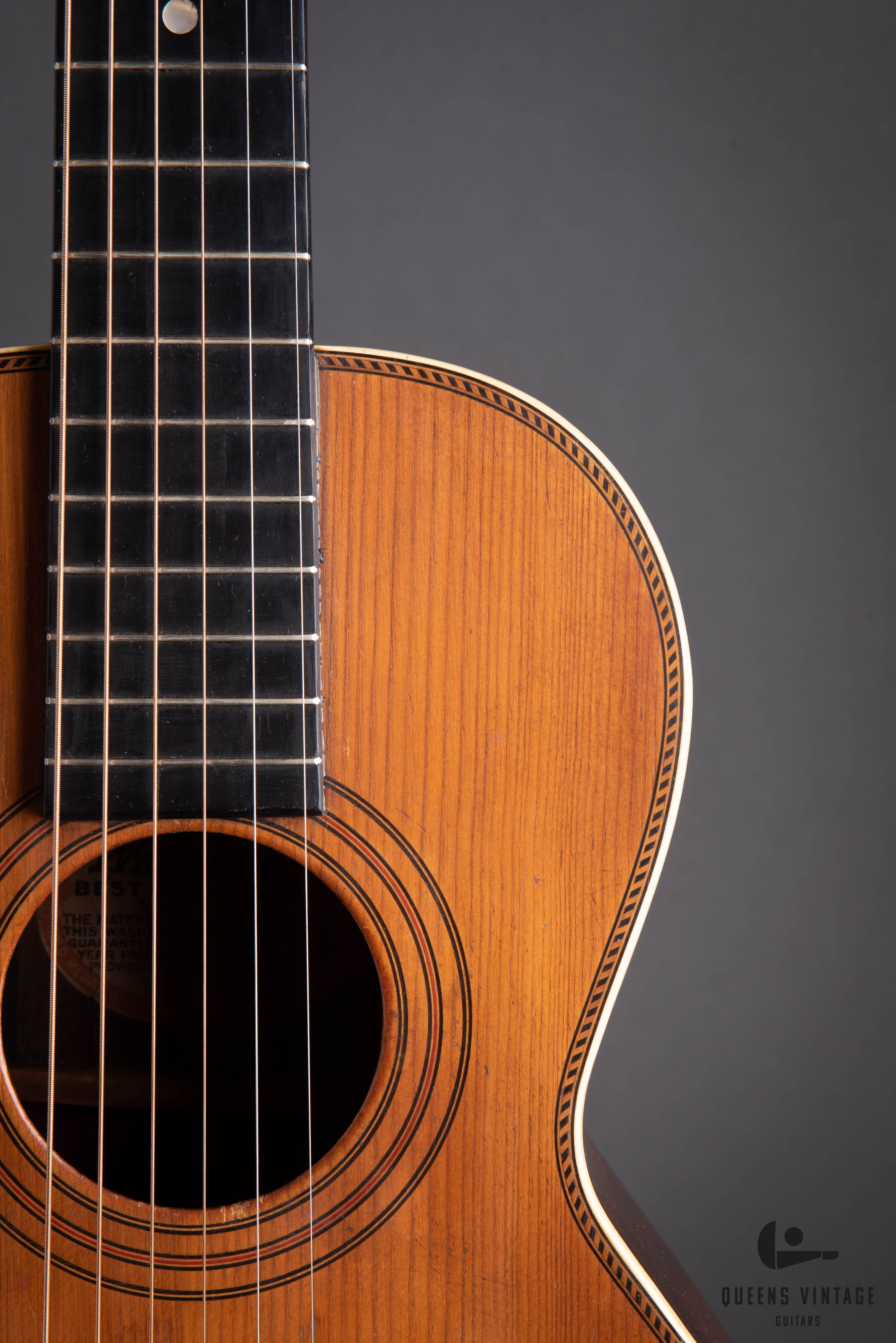 c. 1915 Washburn Parlor Acoustic Guitar