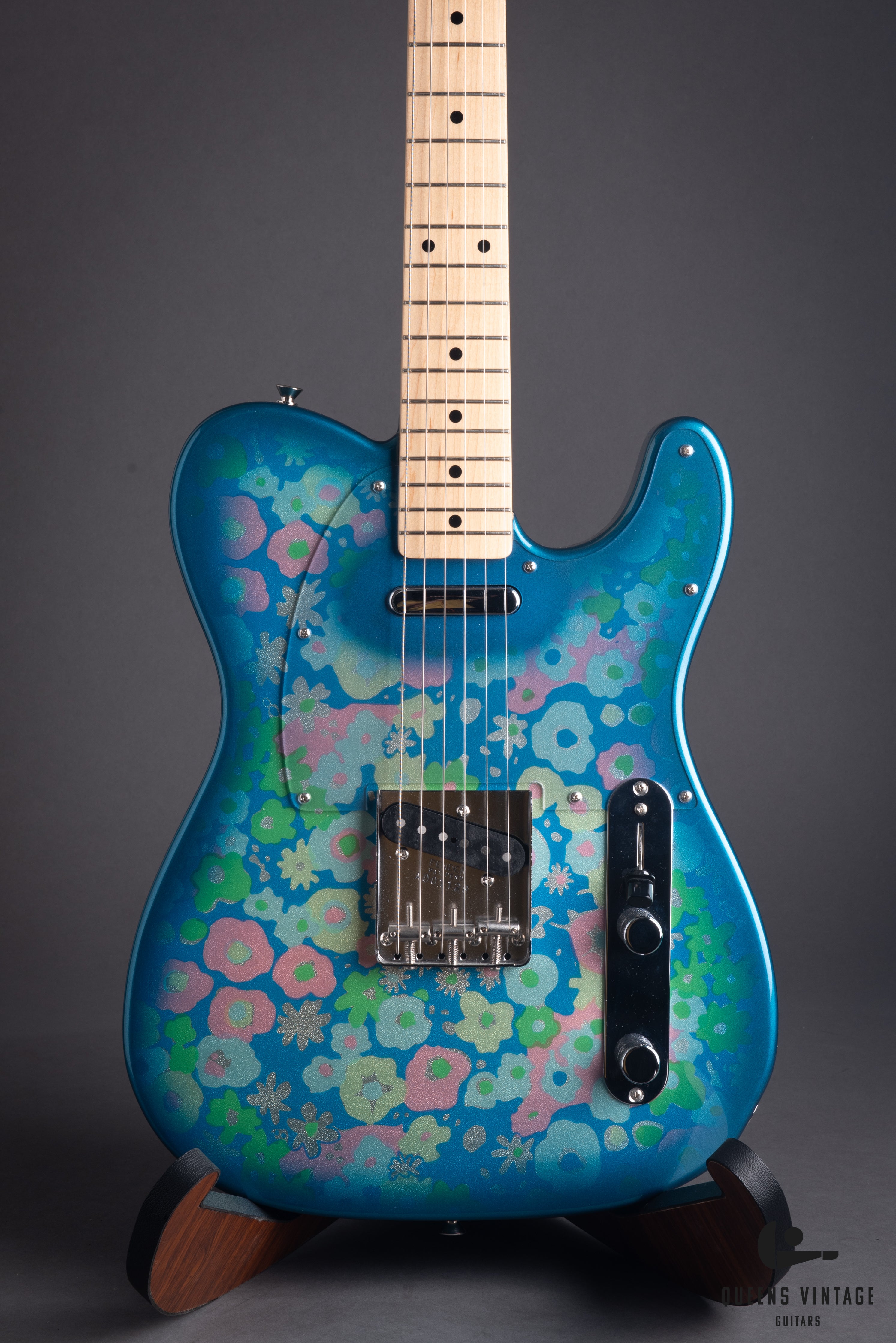 2008 Fender Japan Blue Flower Telecaster Electric Guitar