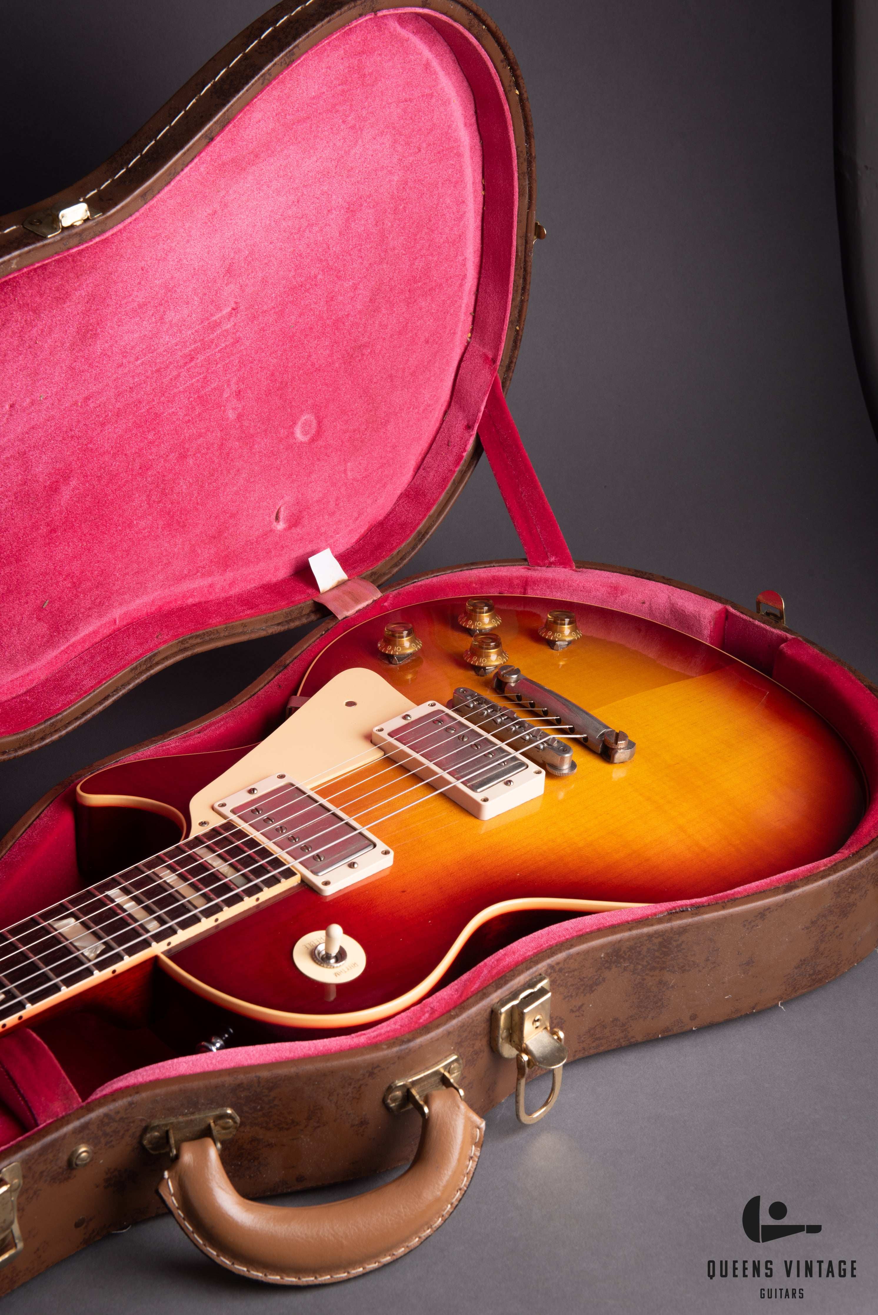 2021 Gibson Custom Shop 1958 Les Paul Historic Reissue R8 VOS Faded Cherry Sunburst Electric Guitar