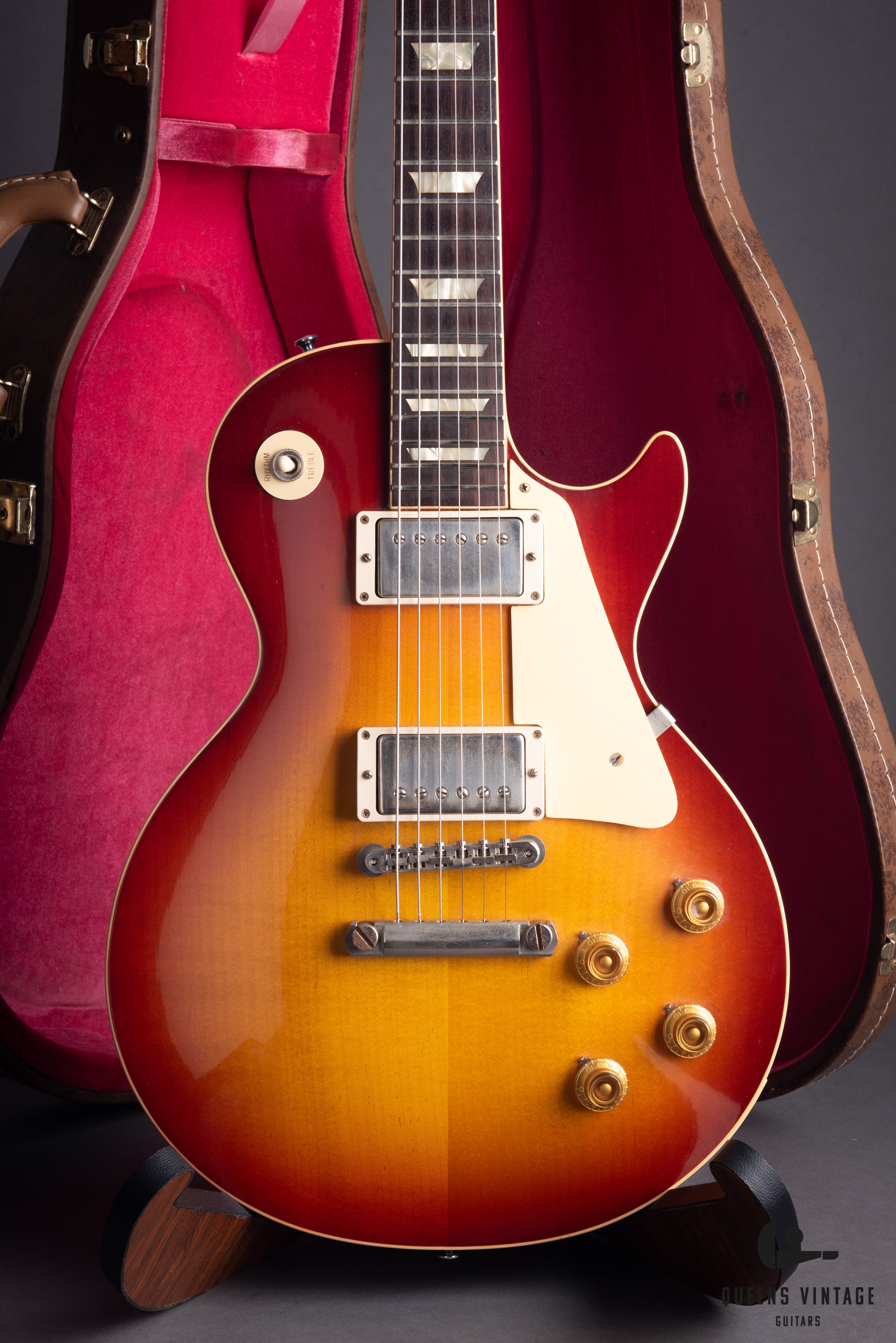 2021 Gibson Custom Shop 1958 Les Paul Historic Reissue R8 VOS Faded Cherry Sunburst Electric Guitar