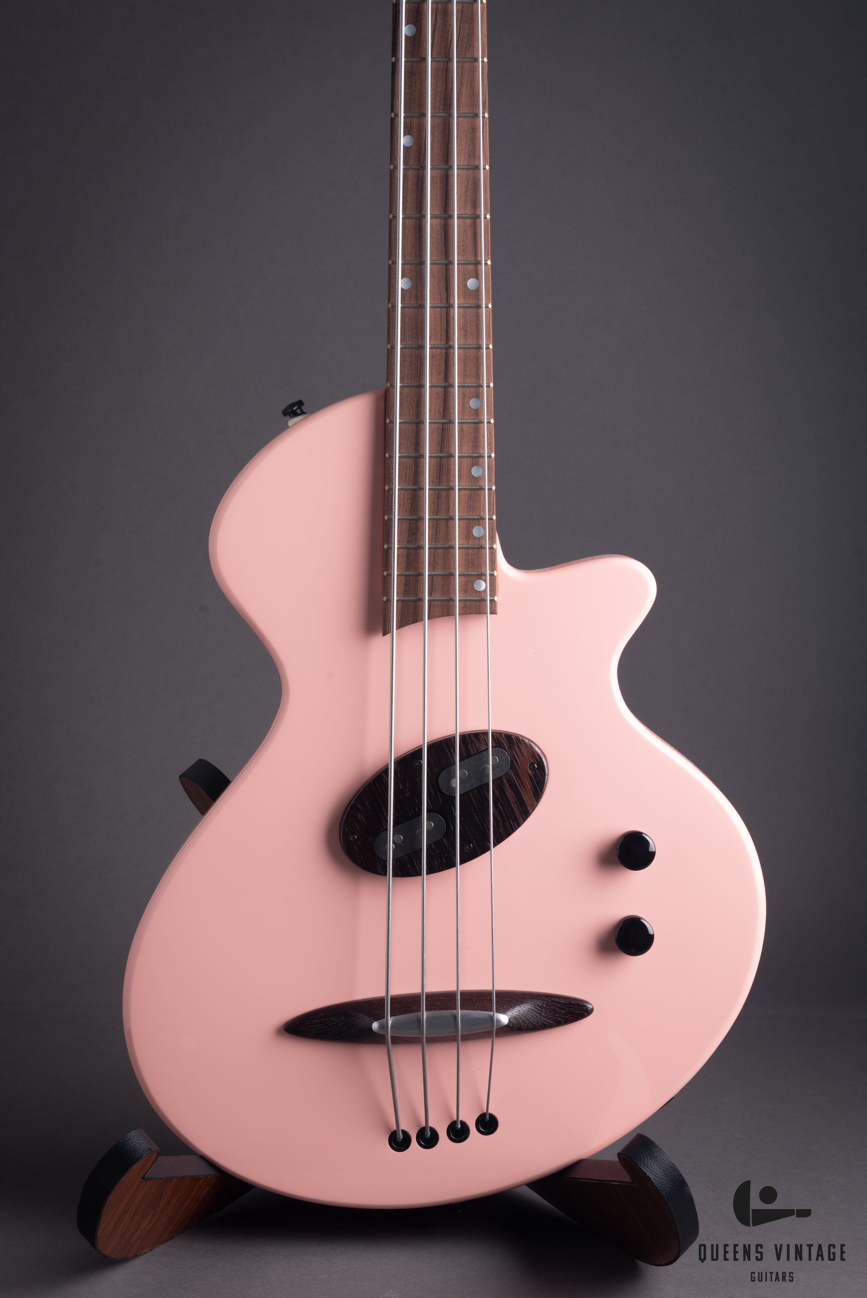 R. Hyde Nuvo Shell Pink Electric Bass Guitar