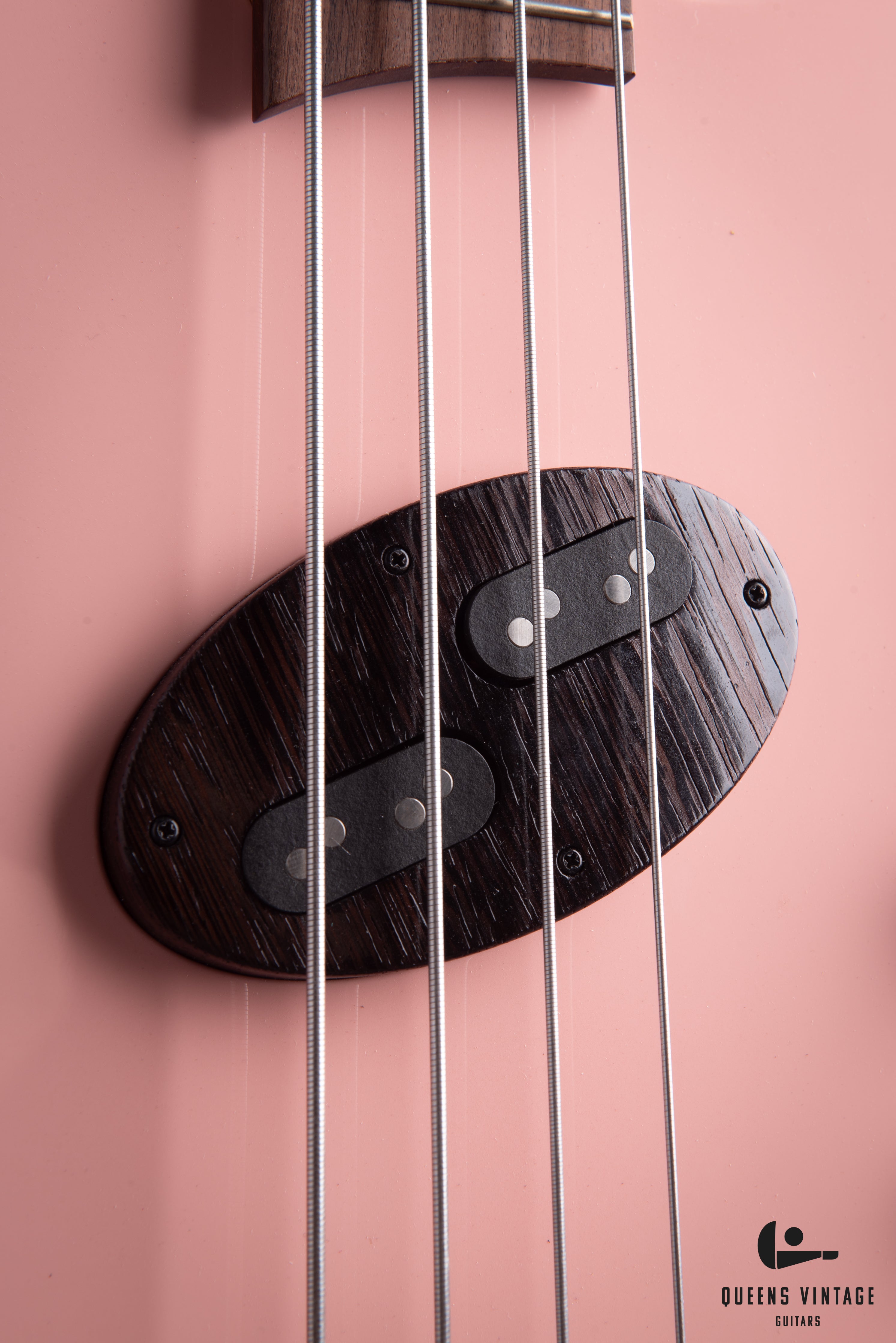R. Hyde Nuvo Shell Pink Electric Bass Guitar