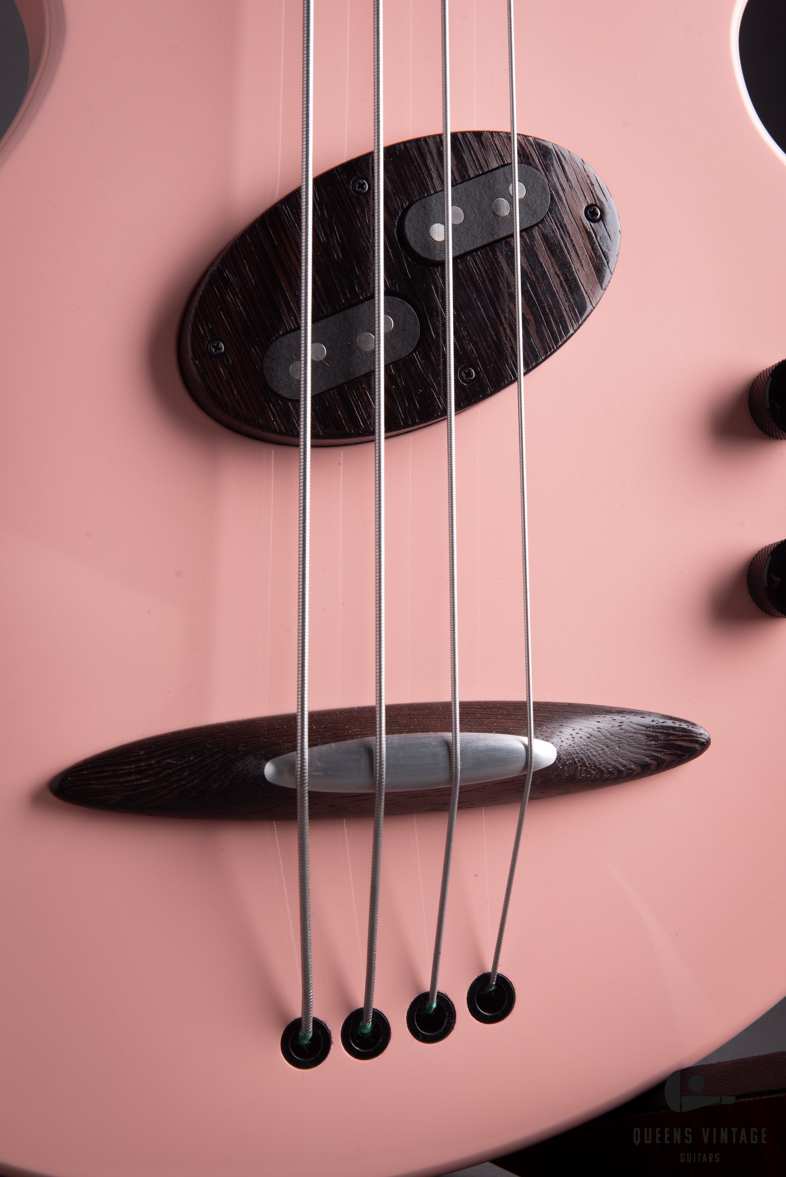 R. Hyde Nuvo Shell Pink Electric Bass Guitar